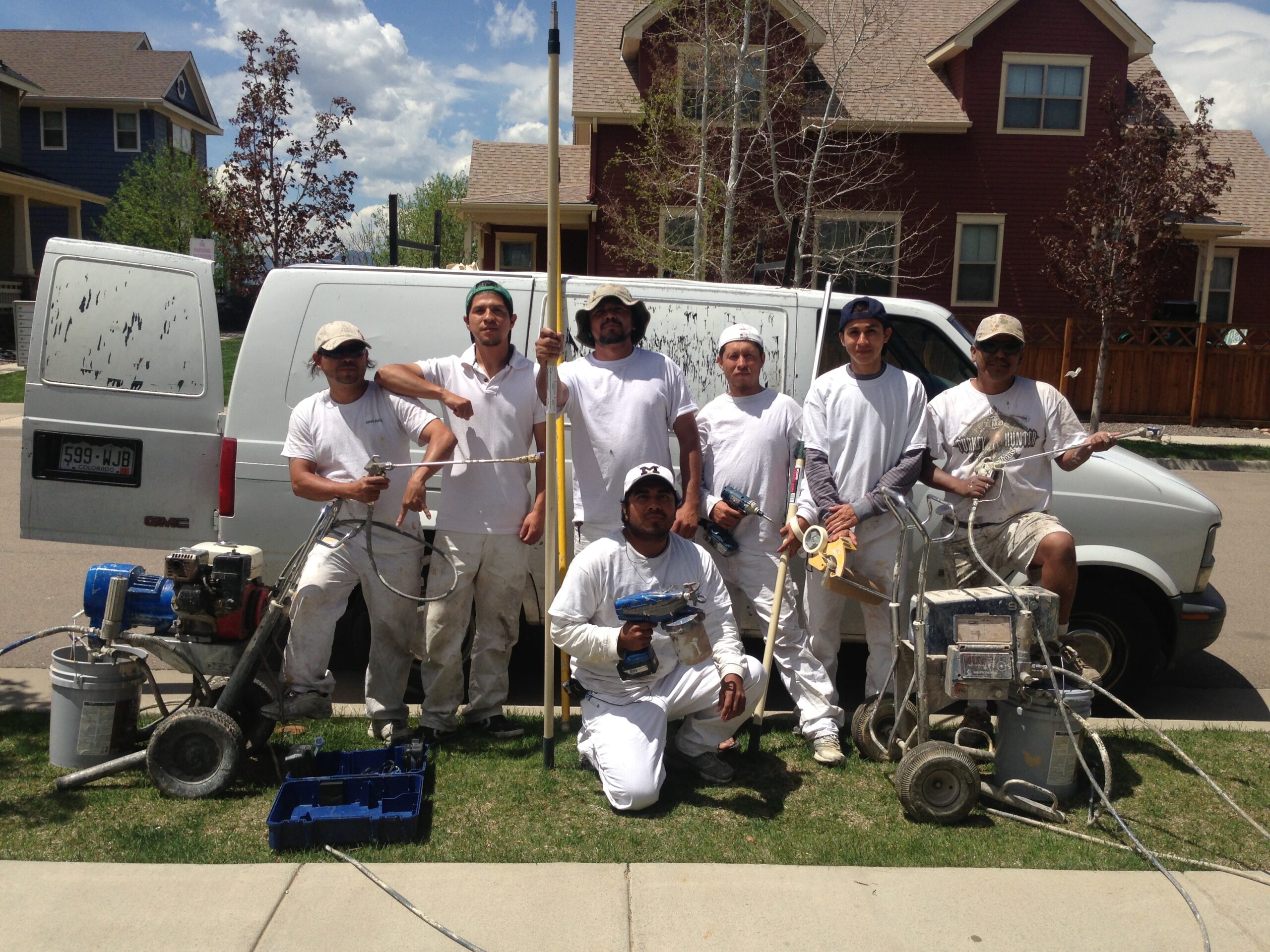 Rocky Exterior 2014 painting crew