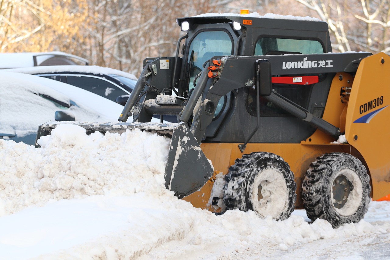 tractor, snow removal, snow